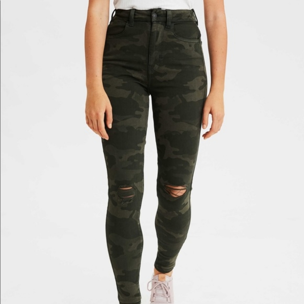 Camo jeans American Eagle